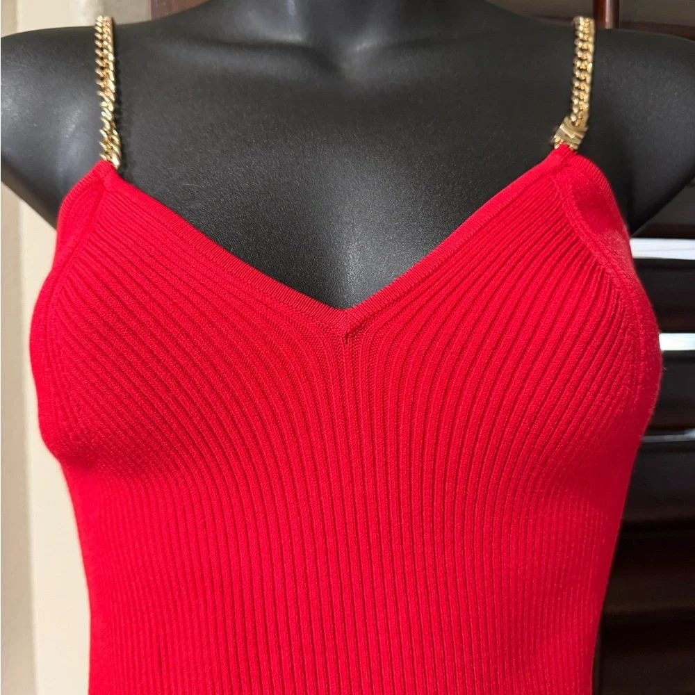 MICHAEL Michael Kors Red Midi Dress - Picture 2 of 3